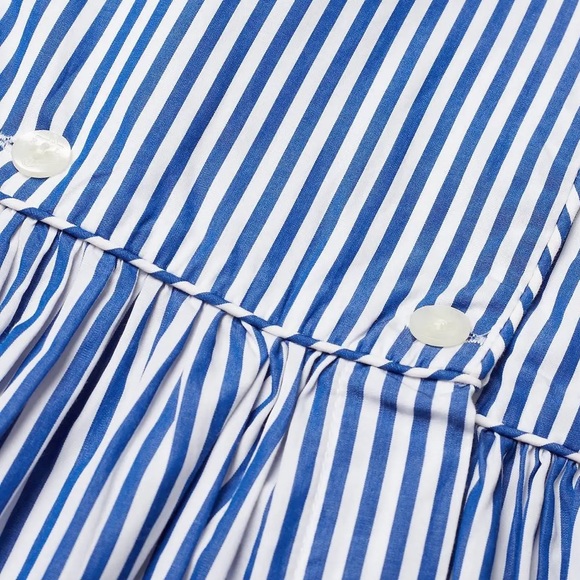 Polo Ralph Lauren Blue And White Striped Dress, Size 7. - Picture 6 of 9